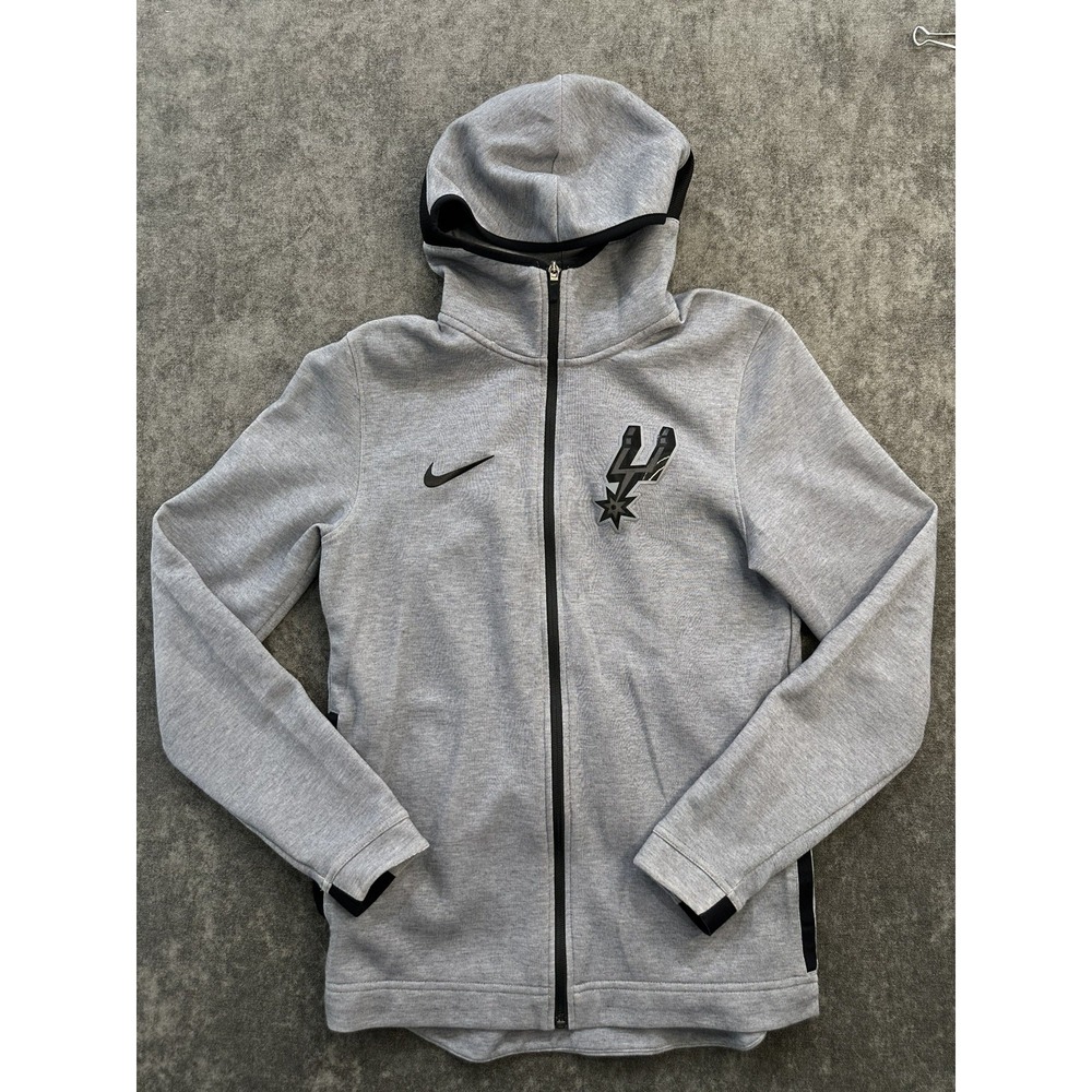 Nike NBA San Antonio Spurs Therma Flex Showtime Full-Zip Hoodie Grey Men's SMALL